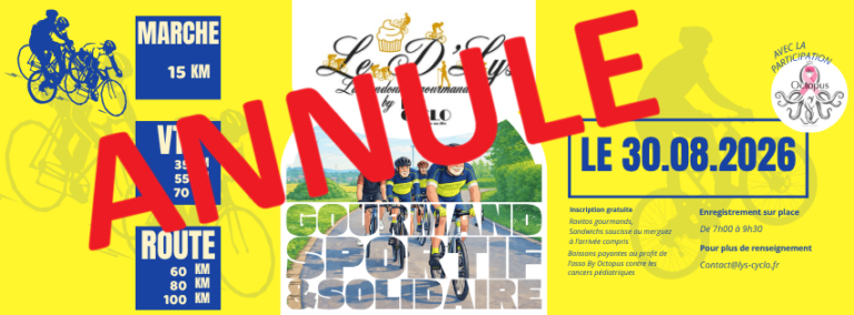 30/08 Brevet du club « Le D&rsquo;Lys 2026 » ##ANNULE##